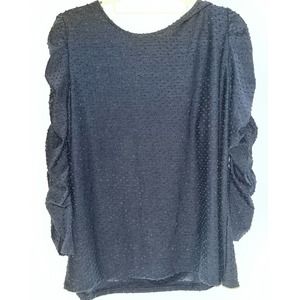 Banana Republic Large Swiss Dot Top